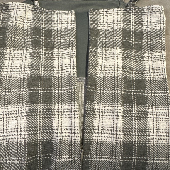 Schoolgirl Minidress Grey White Plaid XS Short Dress Bodycon Costume Cosplay 90s - Picture 6 of 8